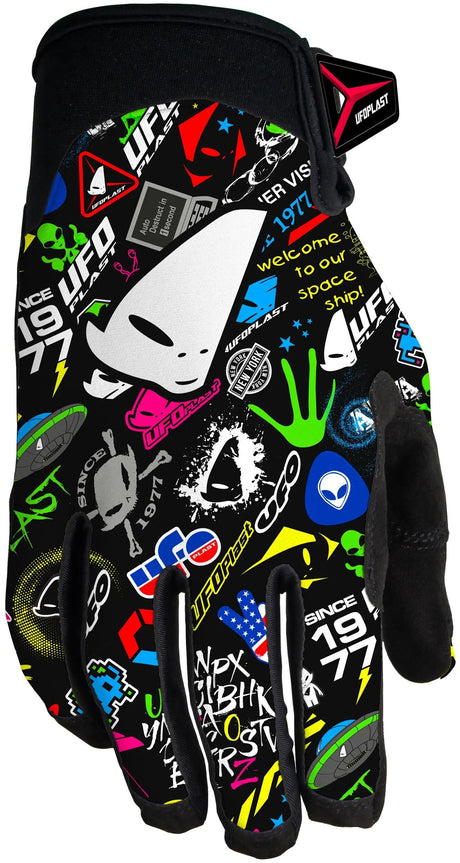 Ufo pipi enfants gants ufo skyline graphique gr.s