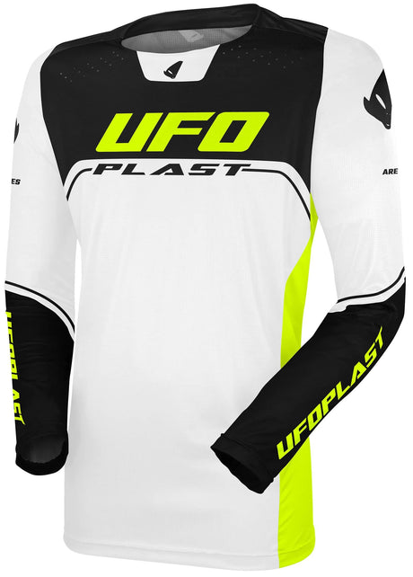 Ufo plast jersey ares kids maillot enfant ufo are blanc noir gr.xxs