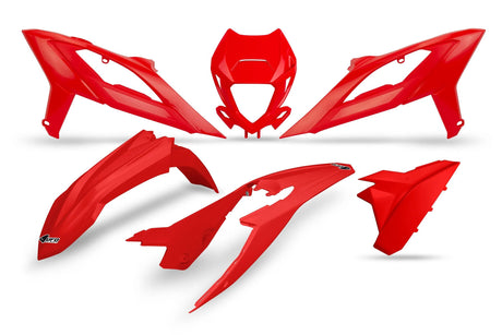 Kit de garniture de carrosserie Ufo plast ufo bêta rouge