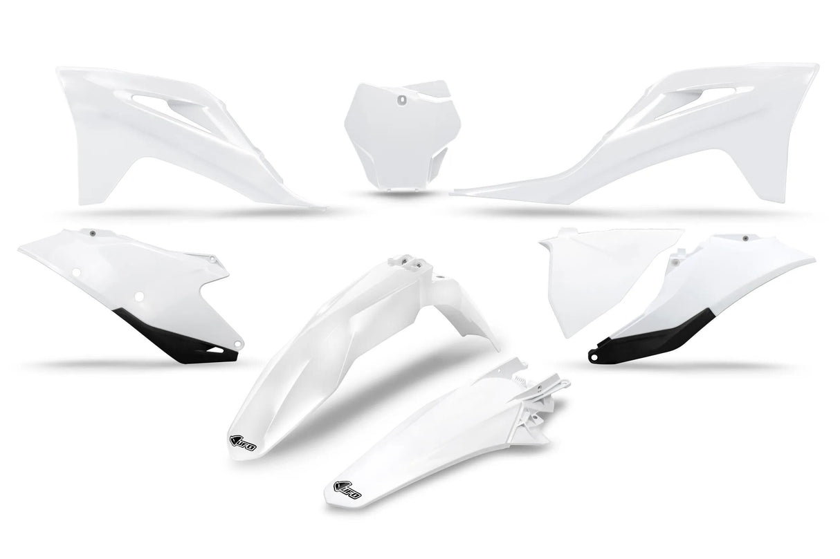 Kit de garniture de carrosserie Ufo plast ufo gasgas blanc