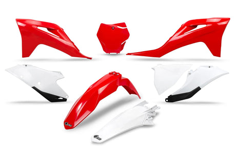 Kit de garniture de couleur plastique UFO UFO gas gas OEM rouge blanc