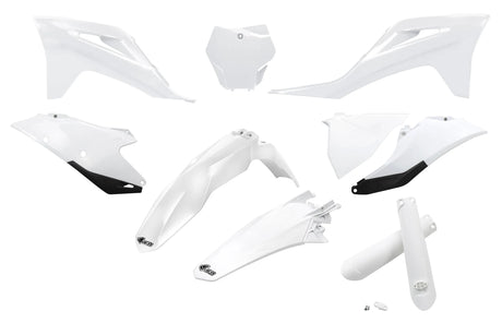 Kit de garniture de carrosserie Ufo plast ufo gasgas blanc