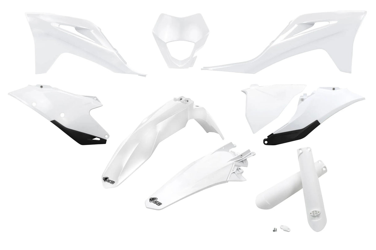 Kit de garniture de carrosserie Ufo plast ufo gasgas blanc