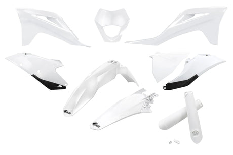 Kit de garniture de carrosserie Ufo plast ufo gasgas blanc