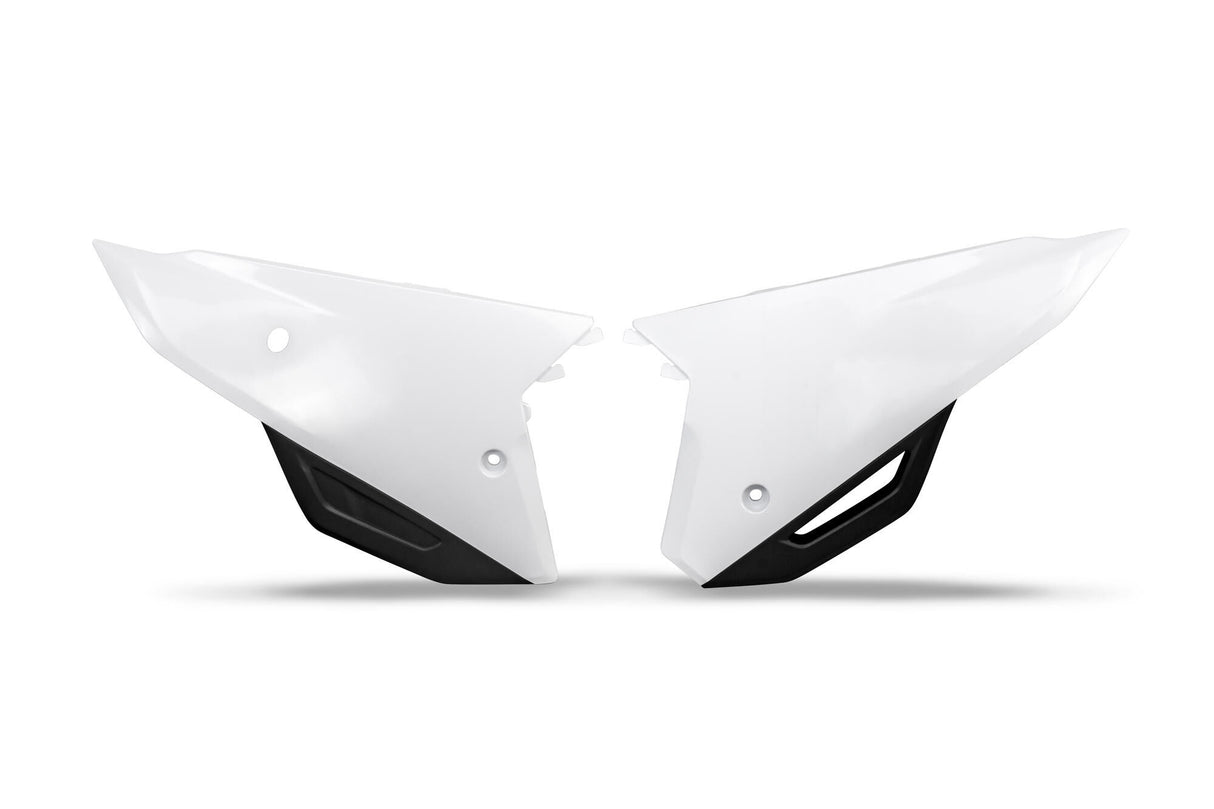 Caches latéraux Ufo plast caches latéraux ufo honda blanc