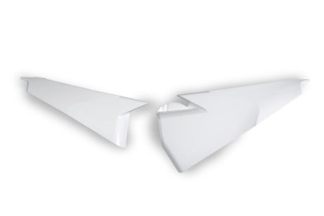 Caches latéraux UFO en plastique seitenverkleidung UFO Husqvarna blanc