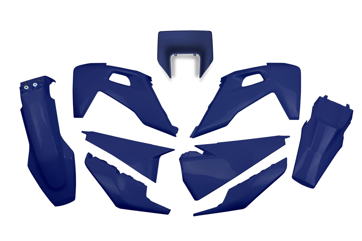 Kit déco carrosserie Ufo plast ufo husqvarna bleu