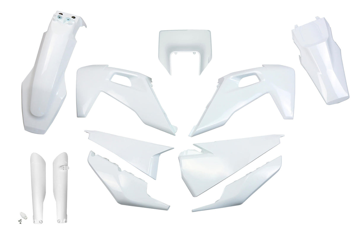 Kit déco carrosserie Ufo plast ufo husqvarna blanc