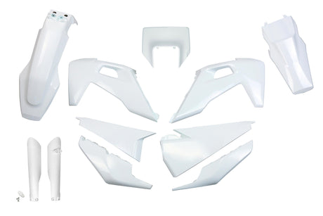 Kit déco carrosserie Ufo plast ufo husqvarna blanc