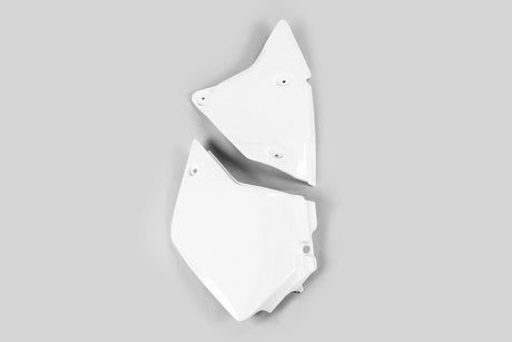 Ufo plastic seitenverkleidung caches latéraux ufo kawasaki blanc