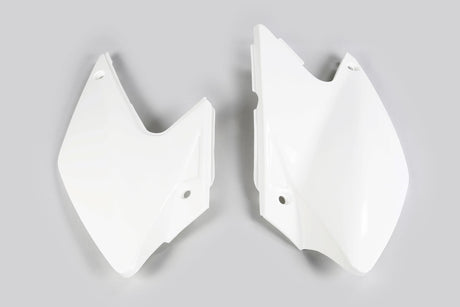 Ufo plastic seitenverkleidung caches latéraux ufo kawasaki blanc
