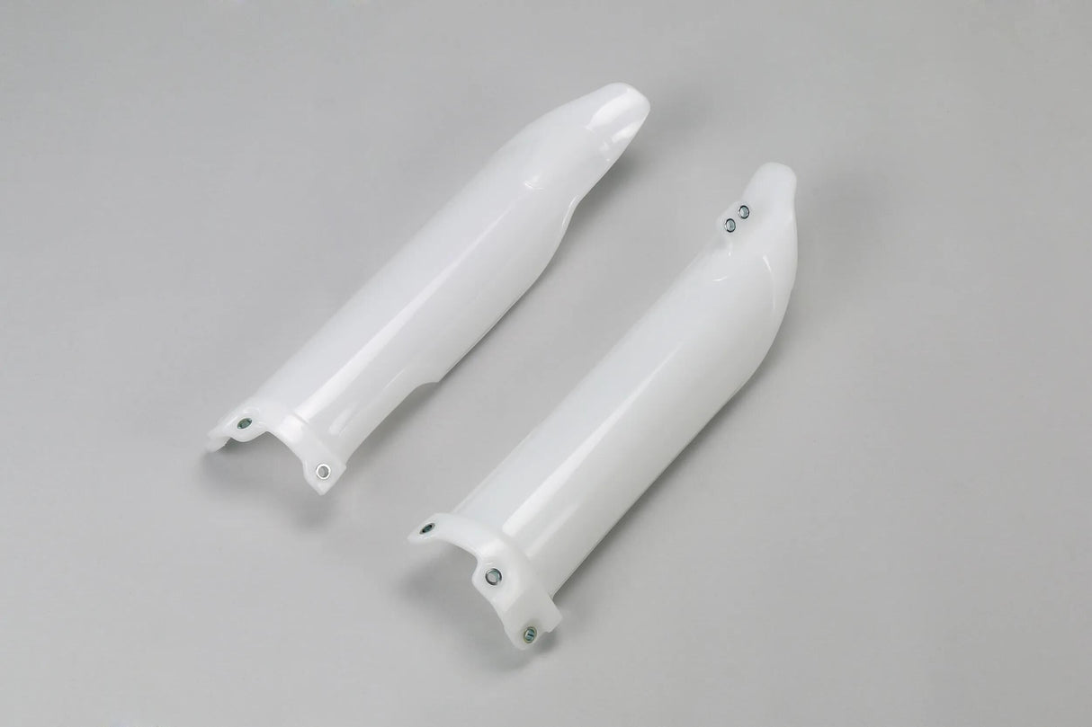 Protection de fourche avant Ufo plast protège-fourche ufo kawasaki blanc