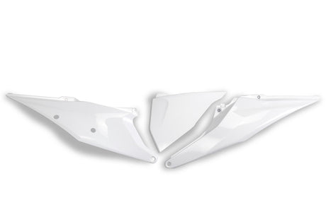UFO plastique seitenverkleidung caches latéraux UFO KTM blanc