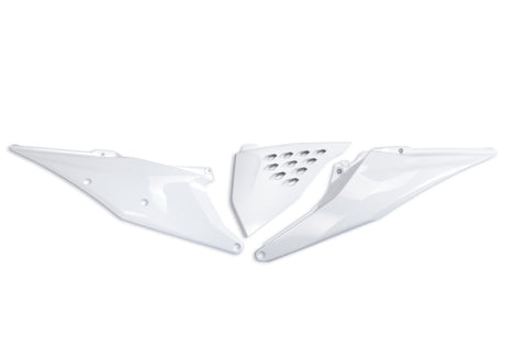 UFO plastique seitenverkleidung caches latéraux UFO KTM blanc