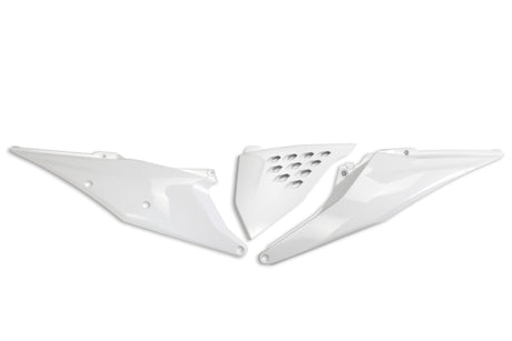 UFO plastique seitenverkleidung caches latéraux UFO KTM blanc