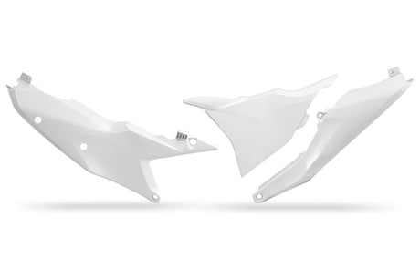 UFO plastique seitenverkleidung caches latéraux UFO KTM blanc