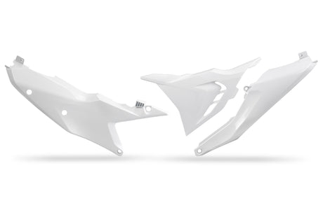 UFO plastique seitenverkleidung caches latéraux UFO KTM blanc