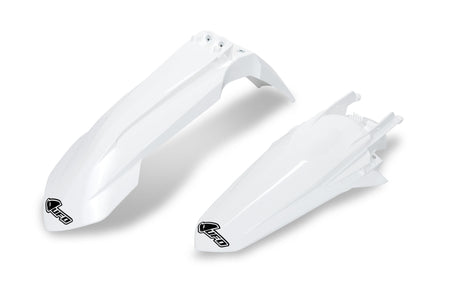 Jeu de garde-boue Ufo plast kotflügelsatz ufo ktm blanc