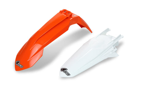 Jeu de garde-boue UFO plast kotflügelsatz ufo ktm oem orange blanc