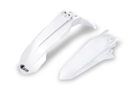 Jeu de garde-boue Ufo plast kotflügelsatz ufo ktm blanc