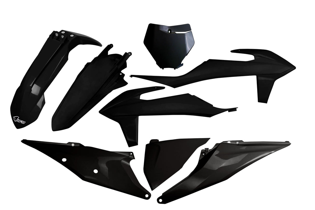 Kit déco carrosserie Ufo plast ufo ktm noir