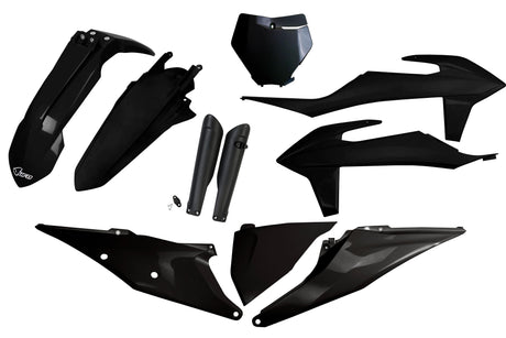 Kit déco carrosserie Ufo plast ufo ktm noir