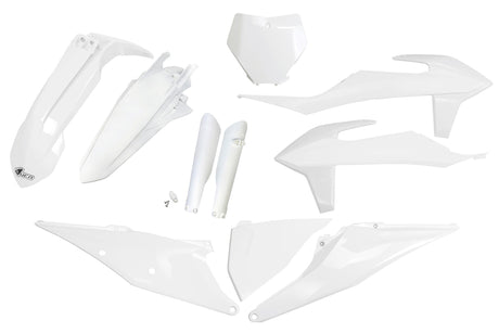 Kit déco carrosserie Ufo plast ufo ktm blanc