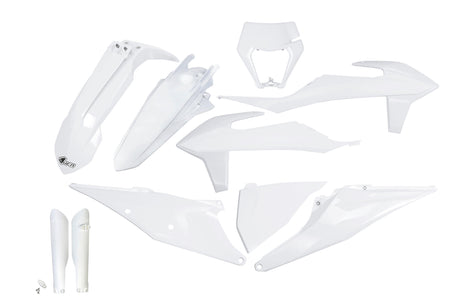 Kit déco carrosserie Ufo plast ufo ktm blanc