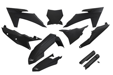 Kit déco carrosserie Ufo plast ufo ktm noir