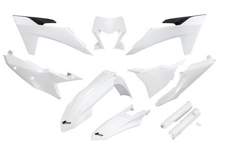 Kit déco carrosserie Ufo plast ufo ktm blanc