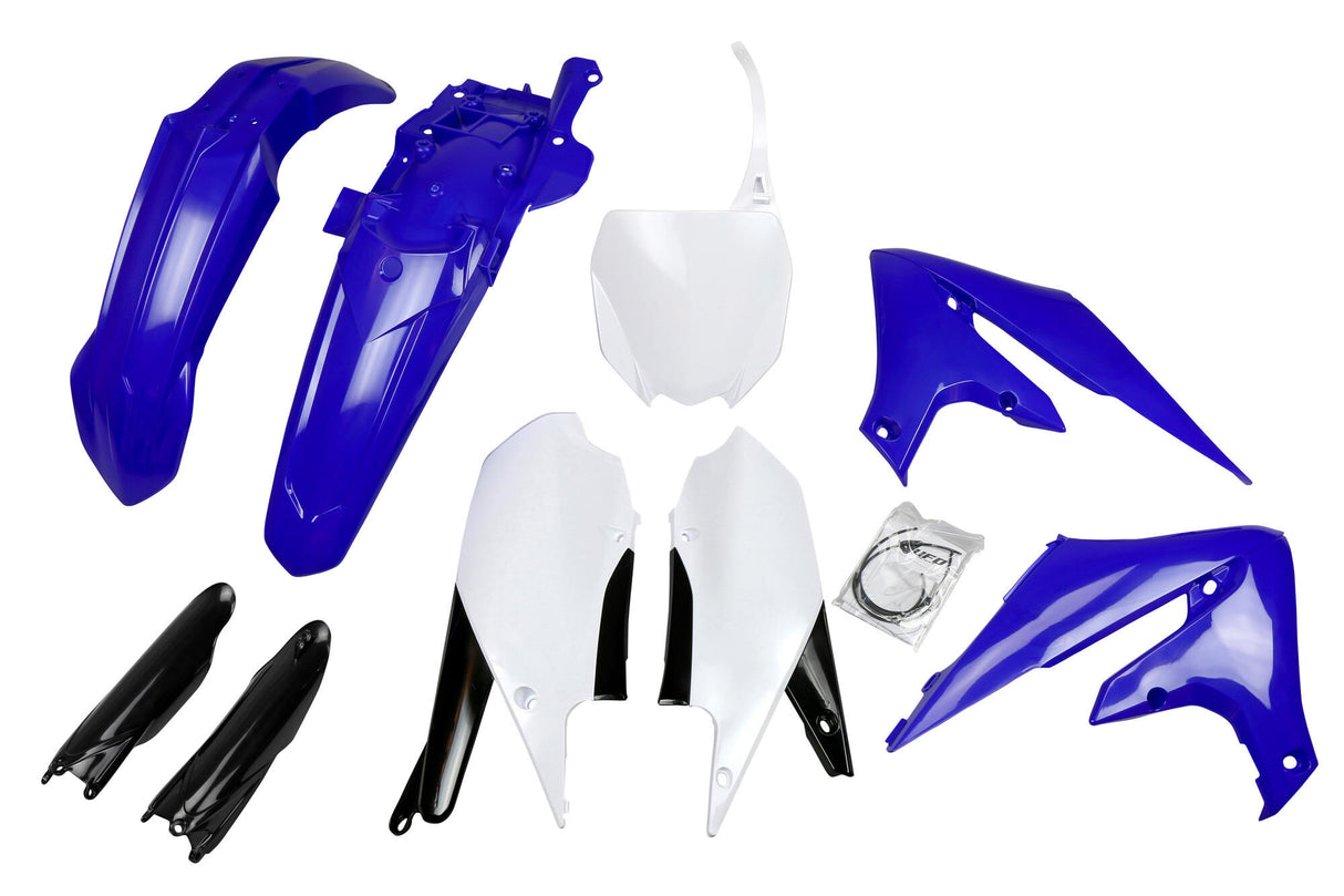 Kit de garniture de carrosserie Ufo plast ufo yamaha oem bl wt bk