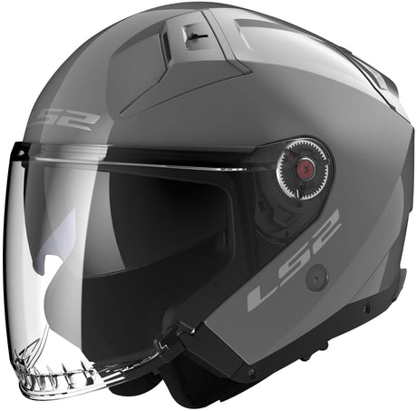 Casque jet Ls2 of603 casque infinity ii infinity ii gris gr. xl