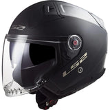 Casque jet Ls2 of603 casque infinity ii infinity ii noir mat gr. je
