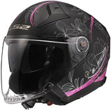 Casque jet LS2 « of603 infinity ii lotus » casque infinity ii lotus sw rs mat gr. s