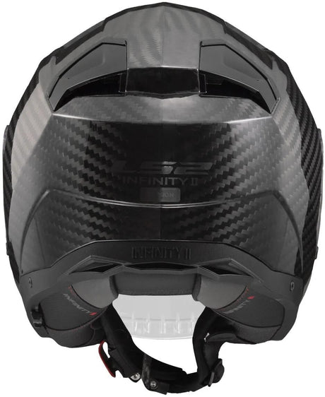 Casque jet Ls2 of603 infinity ii carbon solid casque infinity ii carbon black gr. XXL