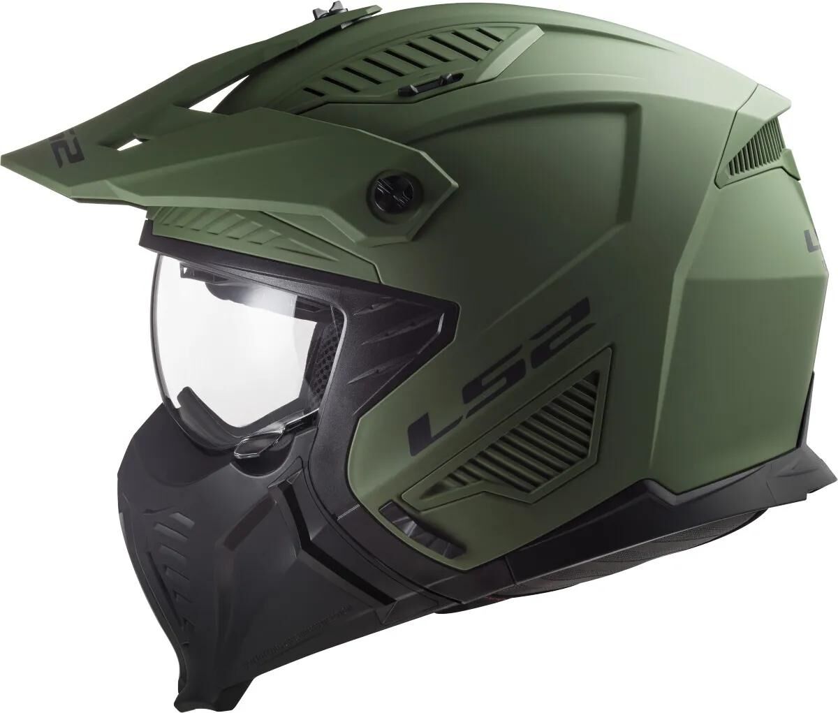 Ls2 casque modulaire of606 drifter solid casque of606 drifter solid s vert mat