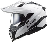 Casque enduro Ls2 mx701 explorer solid . casque mx701 explorer solid m blanc