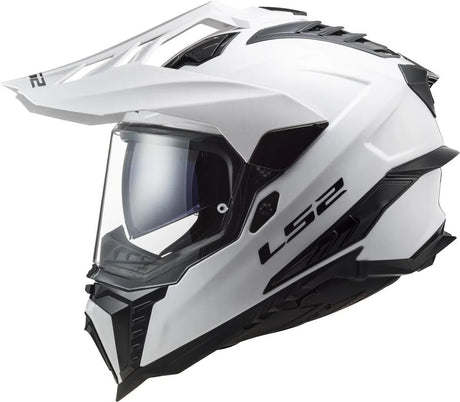 Casque enduro Ls2 mx701 explorer solid . casque mx701 explorer solid xl blanc