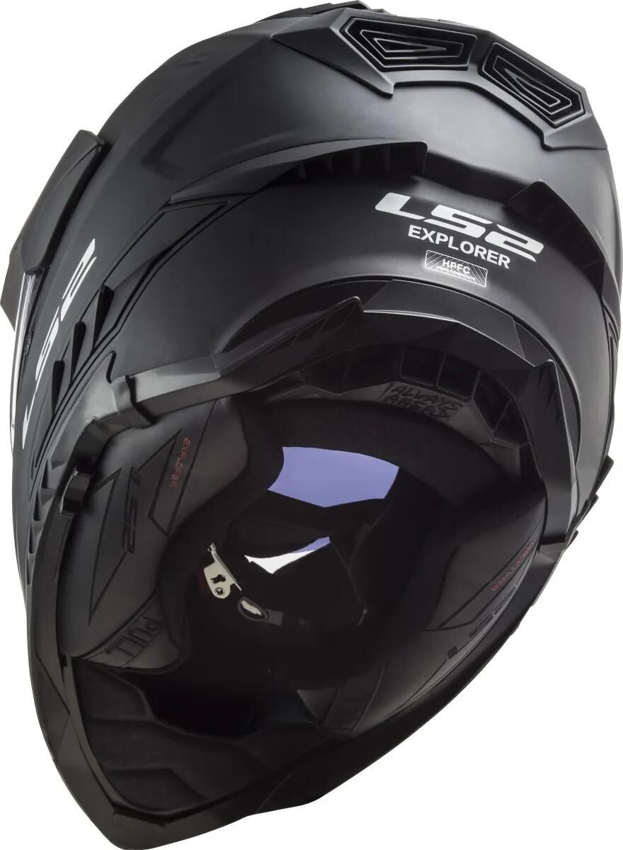 Casque enduro Ls2 mx701 explorer solid . casque mx701 explorer solid m noir mat