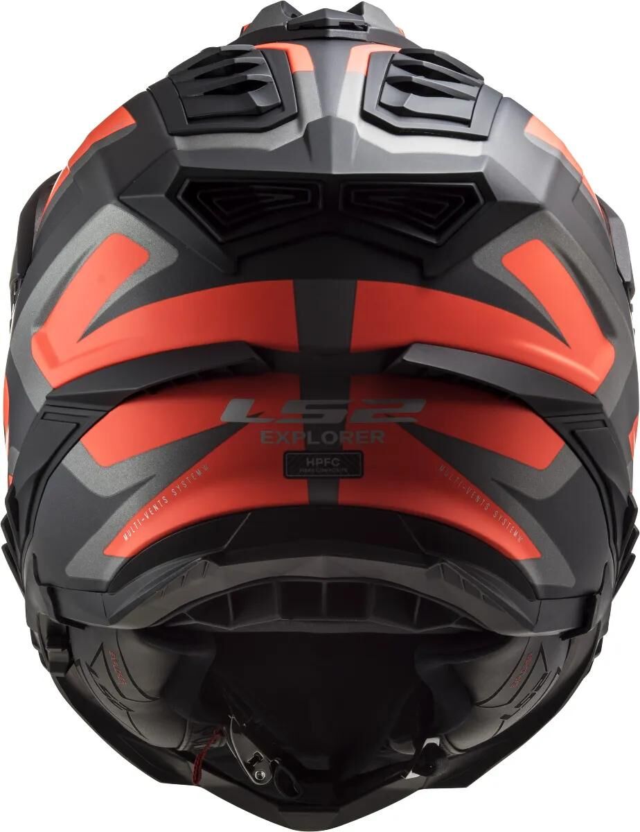 Ls2 endurohelm mx701 explorer alter helmet explorer age bw neonorange matt size x