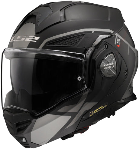 Casque modulable Ls2 ff901 advant x casque metryk ff901 adv. x métrique m noir gris