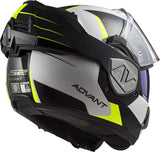 Casque modulable Ls2 ff906 advant casque codex ff906 adv. codex xs blanc bl jaune.
