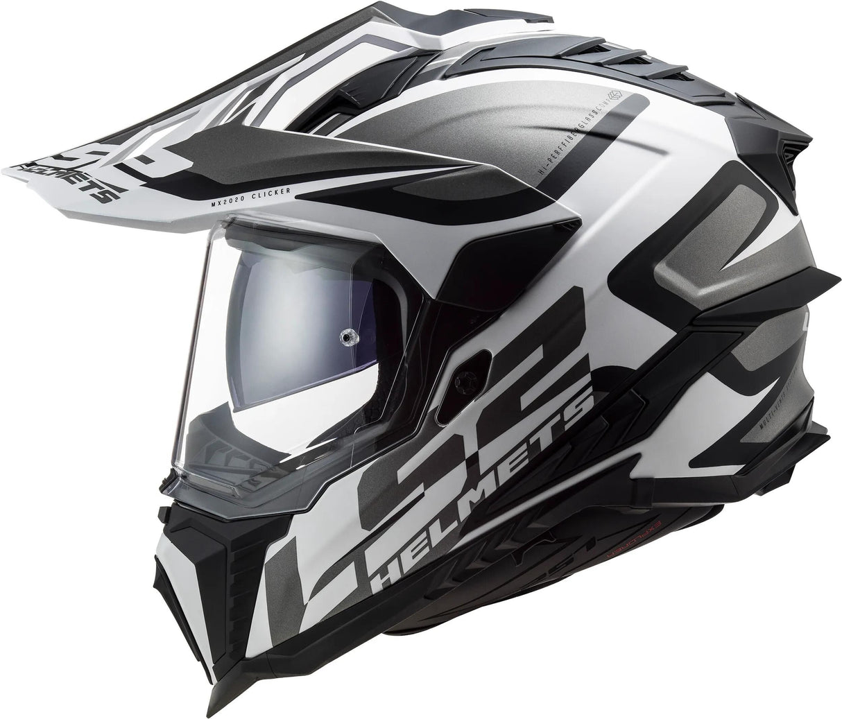 Casque enduro Ls2 mx701 explorer alter casque explorer age bw blanc mat gr. xl