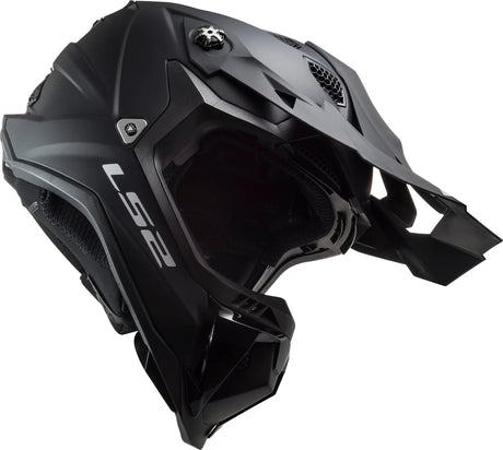 Casque cross LS2 MX700 subverter evo noir, amovible et lavable, respirant et hypoallergénique. casque mx700 subv.evo noir xxl noir mat