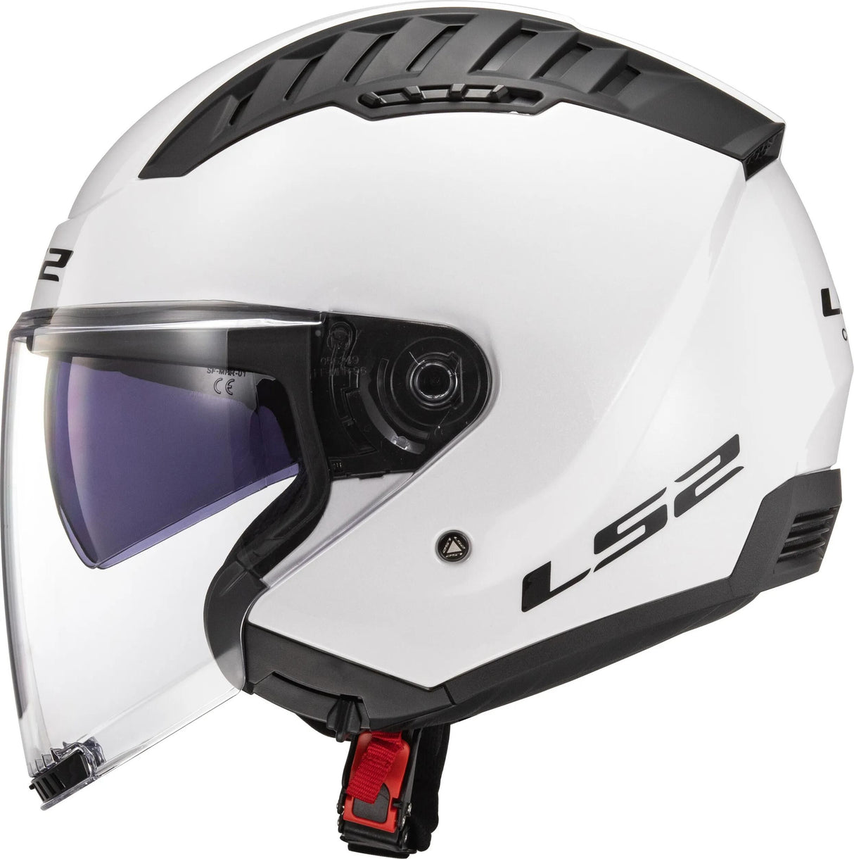 Ls2 of600 copter ii casque jet solide casque copter ii soli blanc gr. m