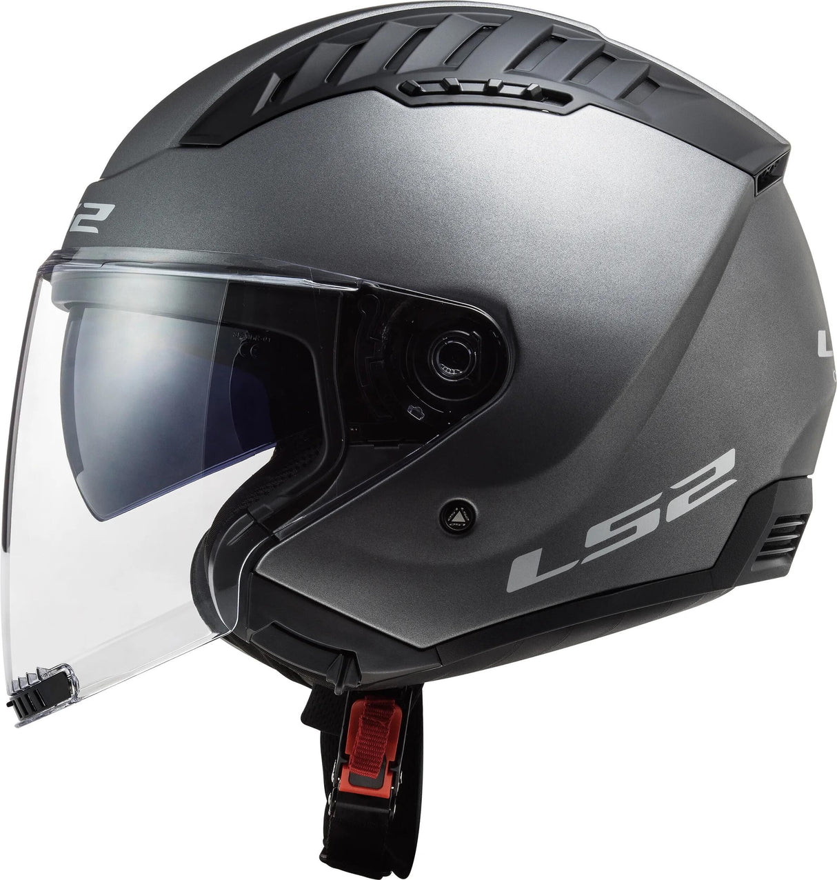 Ls2 of600 copter ii casque jet solide casque copter ii soli titane mat gr. s