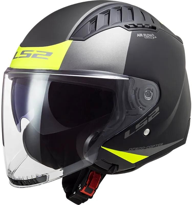 Ls2 of600 copter ii urbane casque jet casque copter ii urba sw ge mat gr. je