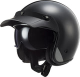 Casque jet Ls2 of601 bob ii solid casque of601 bob ii solid l noir mat