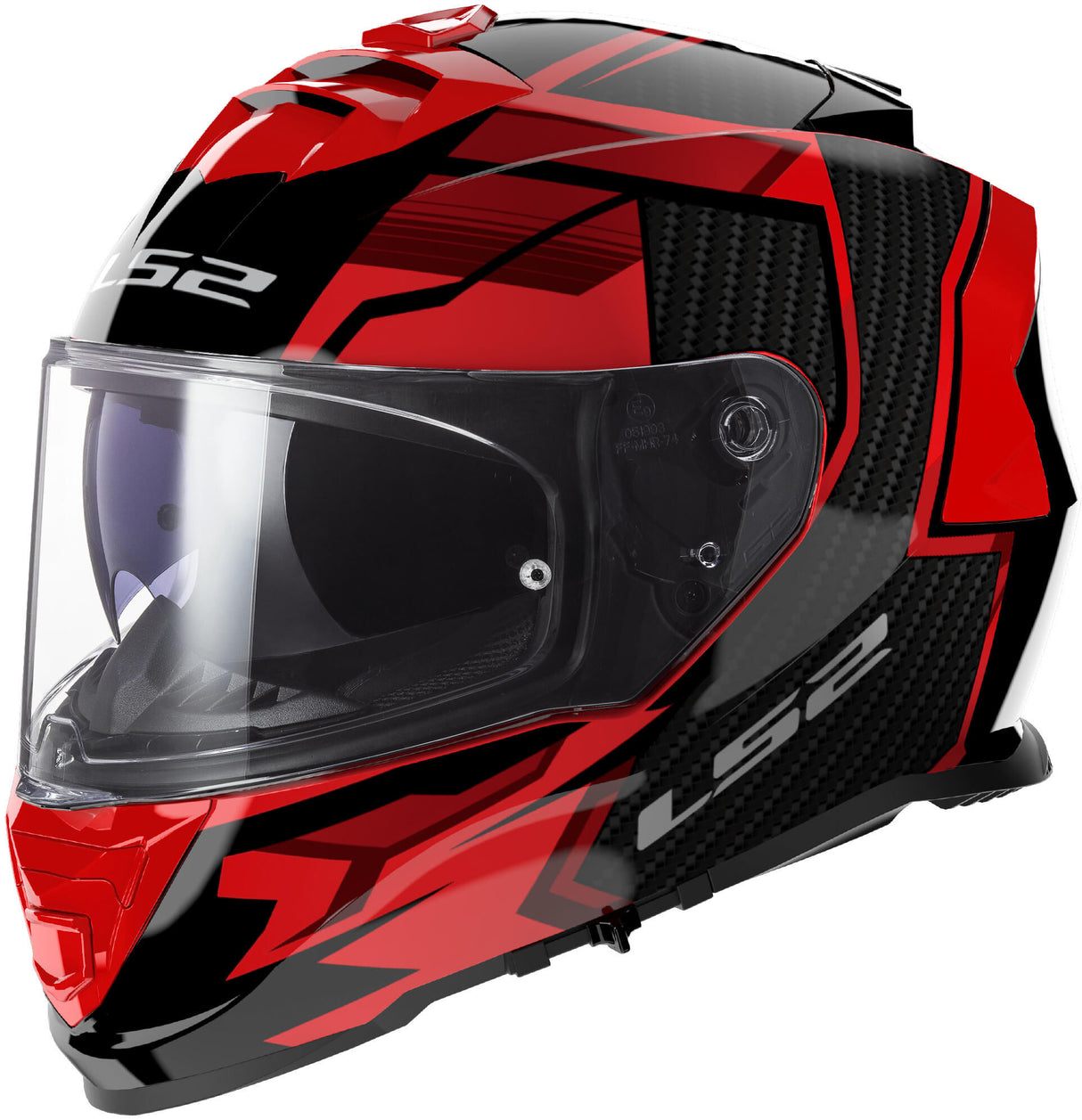 Ls2 casque intégral ff800 storm ii tracker casque ff800 storm ii tracker xxl noir rouge