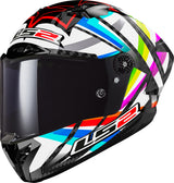 Casque intégral Ls2 ff805 Thunder Carbon GP Aero Flash Casque FF805 Thunder GP Ae Flash SW GR. m